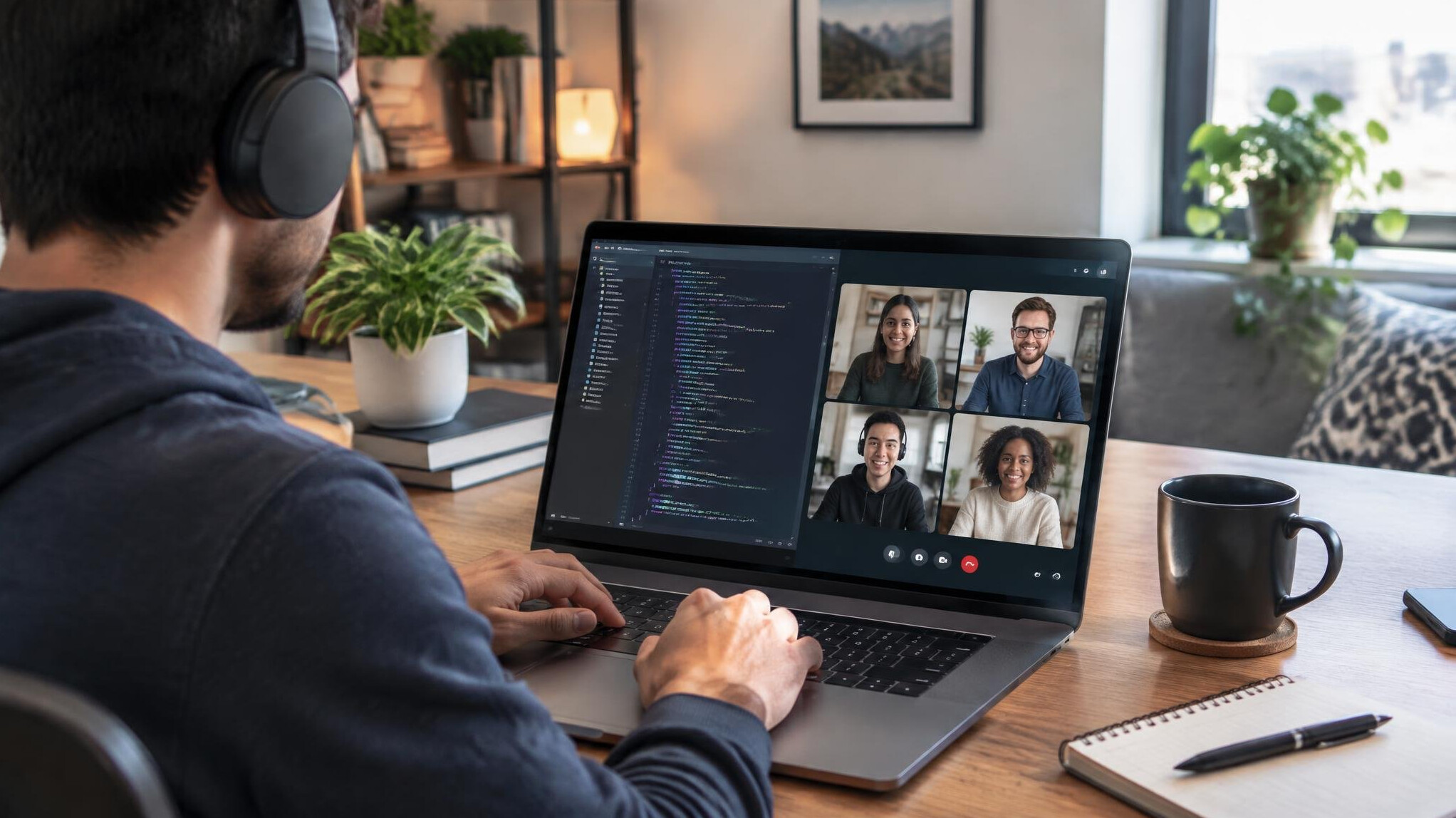 remote work setup