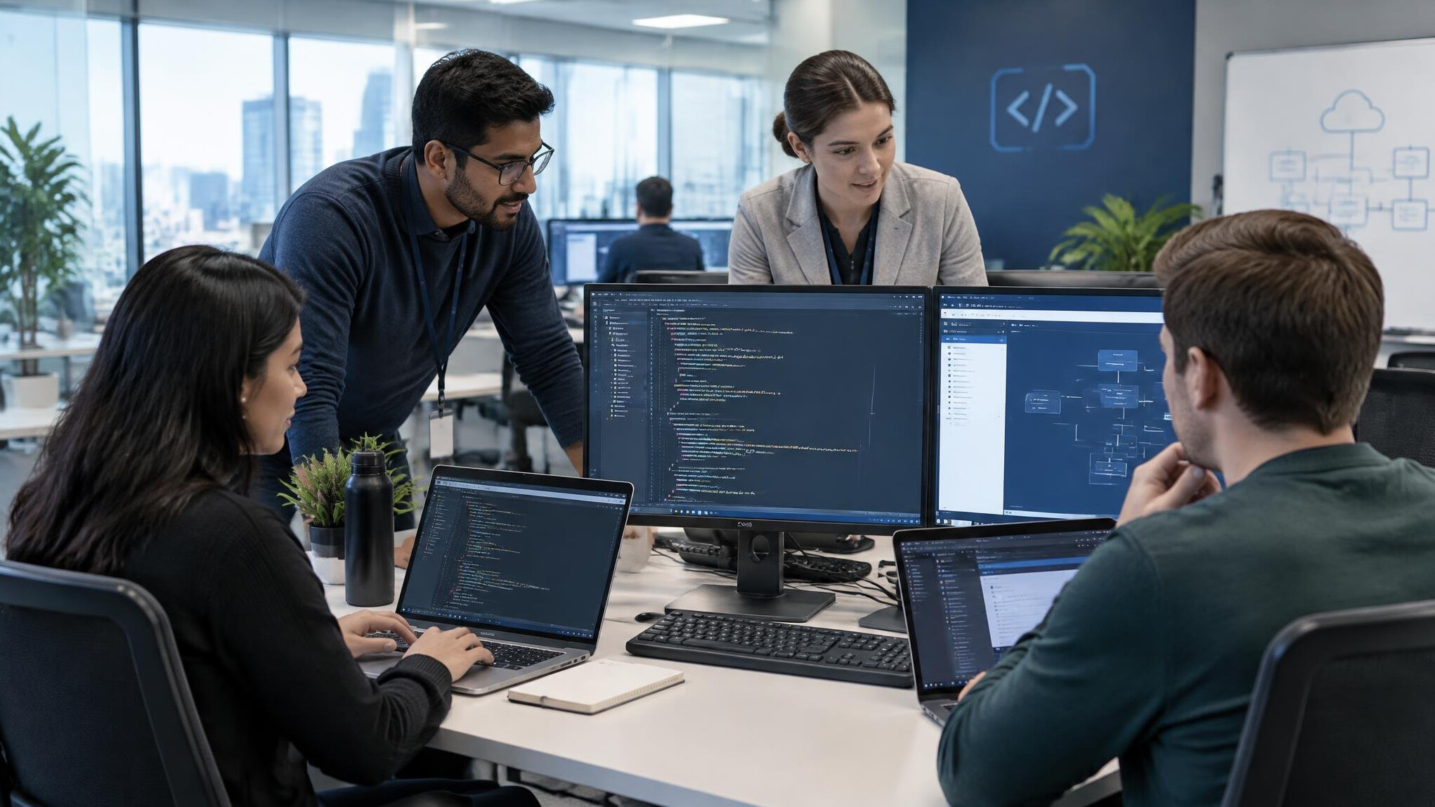 corporate software team