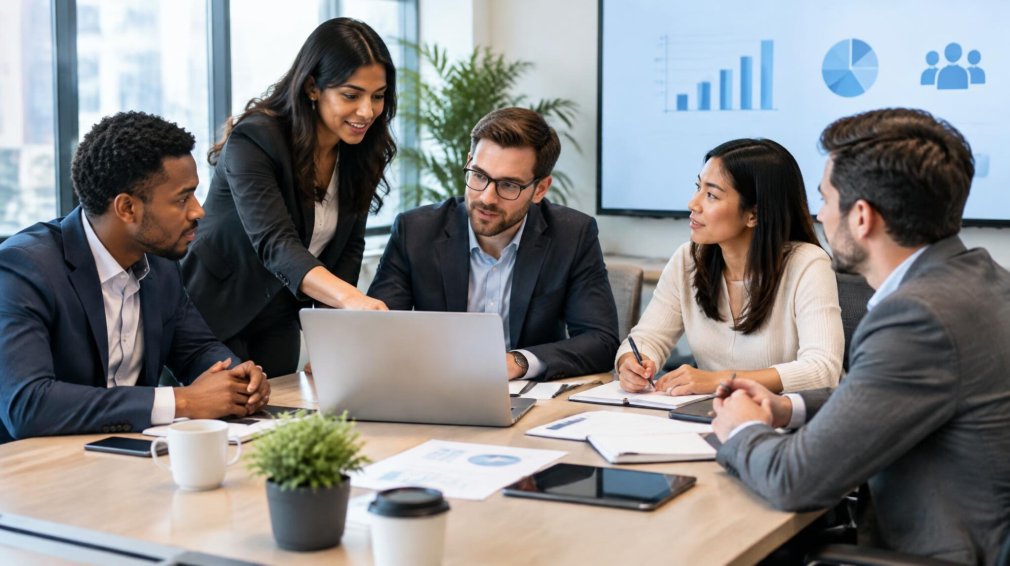 corporate team collaboration